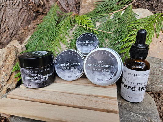 Old Smoked Leather Beard Balm