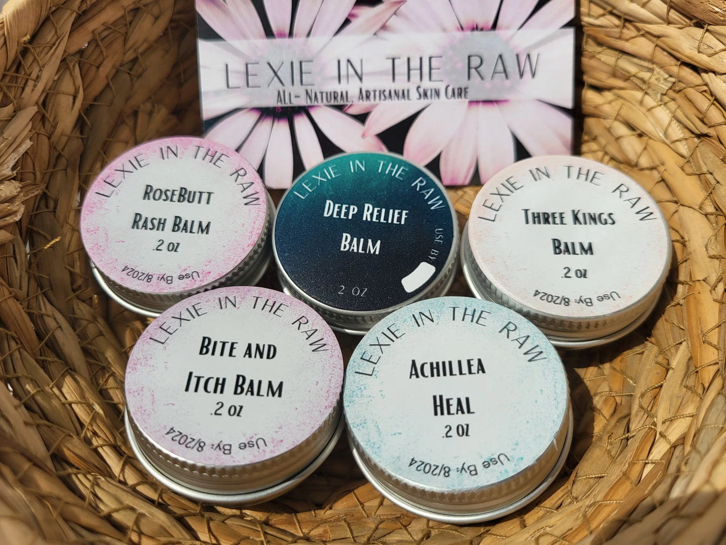 Soothing Balm Sample Kits Lexie in the Raw